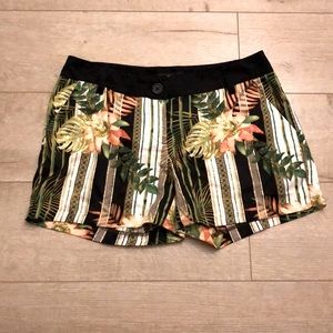 Mossimo Supply Co. Tropical Chic Shorts Size 2